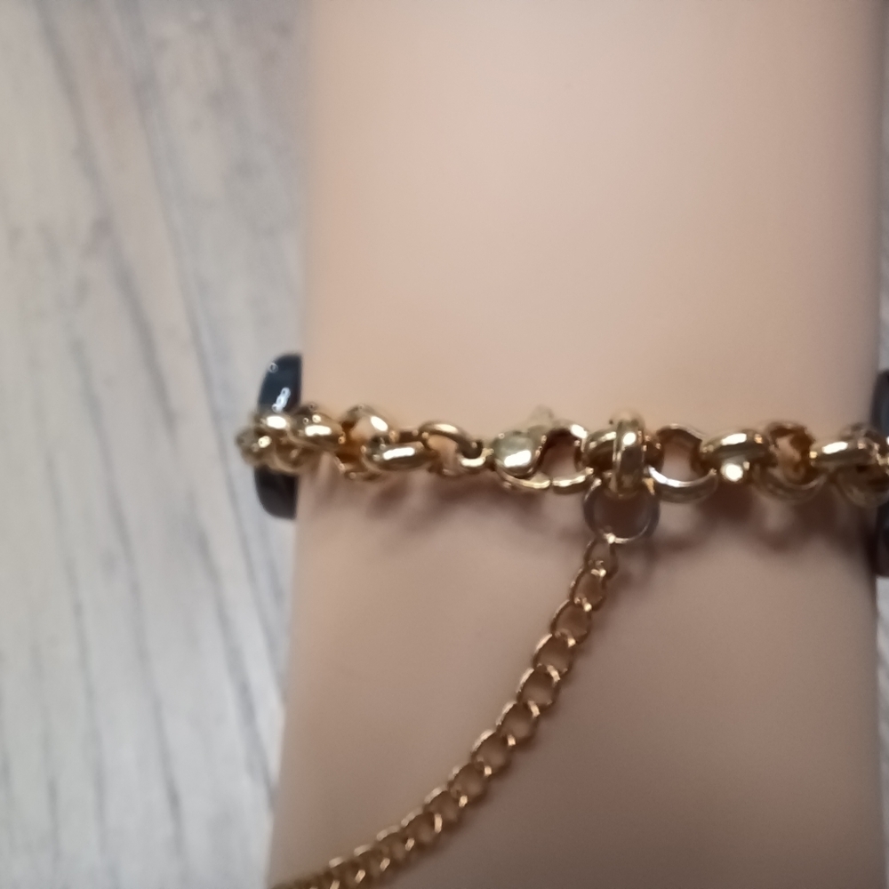 4 Leaf Clover Bracelet With Multi Colored Crystals 🎆‼️SUPER SALE‼️🎆 - Picture 4 of 9